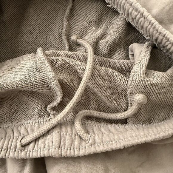 Pangaia Sweatpants Womens XS Stone Beige Organic Cotton 365 Track Drawstring - Picture 4 of 11